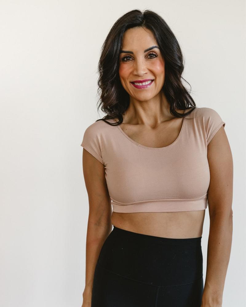 Classic Basic Cap Sleeve from HALFTEE Layering Fashions