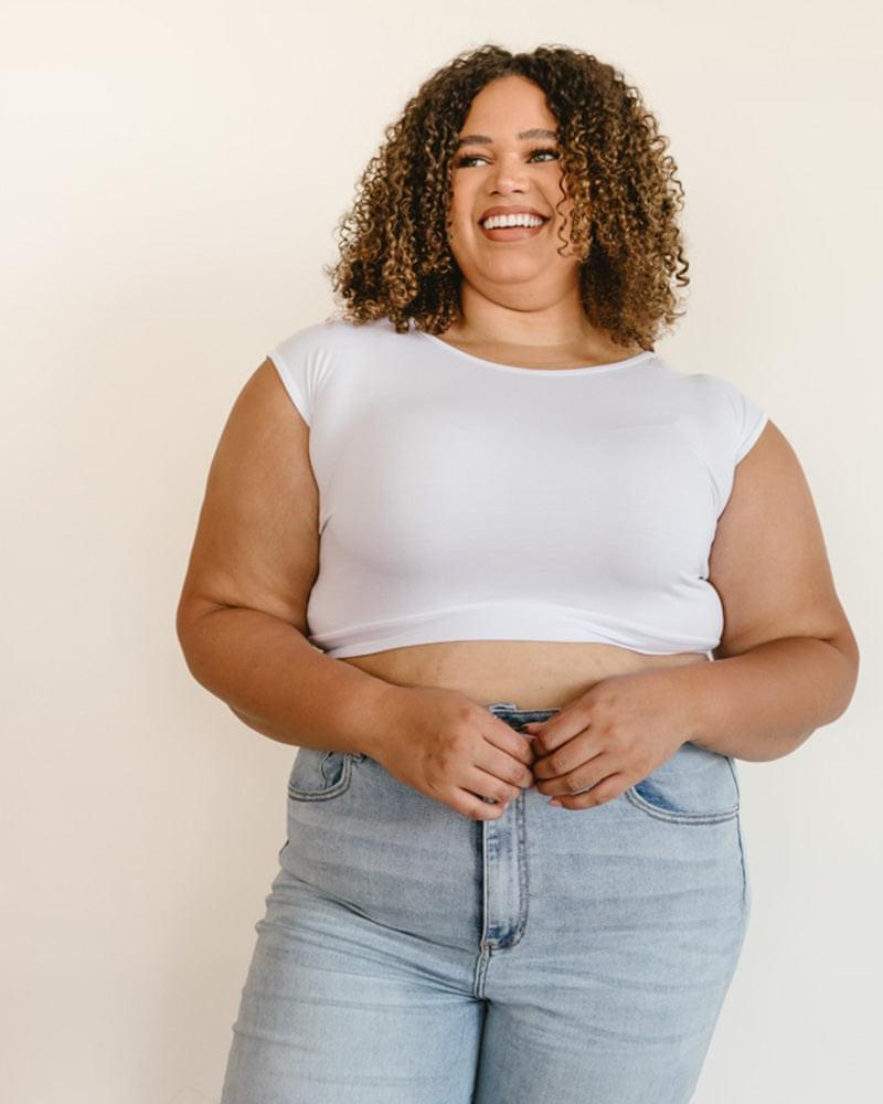 Classic Basic Cap Sleeve from HALFTEE Layering Fashions