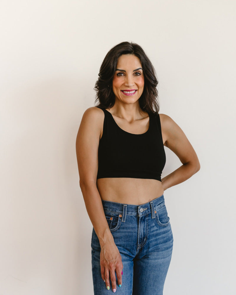 Classic Wide Strap Tank Halftee from HALFTEE Layering Fashions