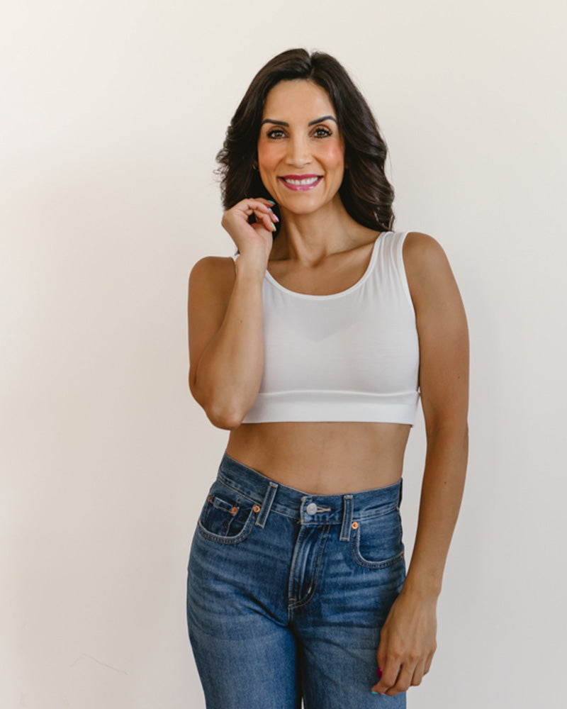 Classic Wide Strap Tank Halftee from HALFTEE Layering Fashions