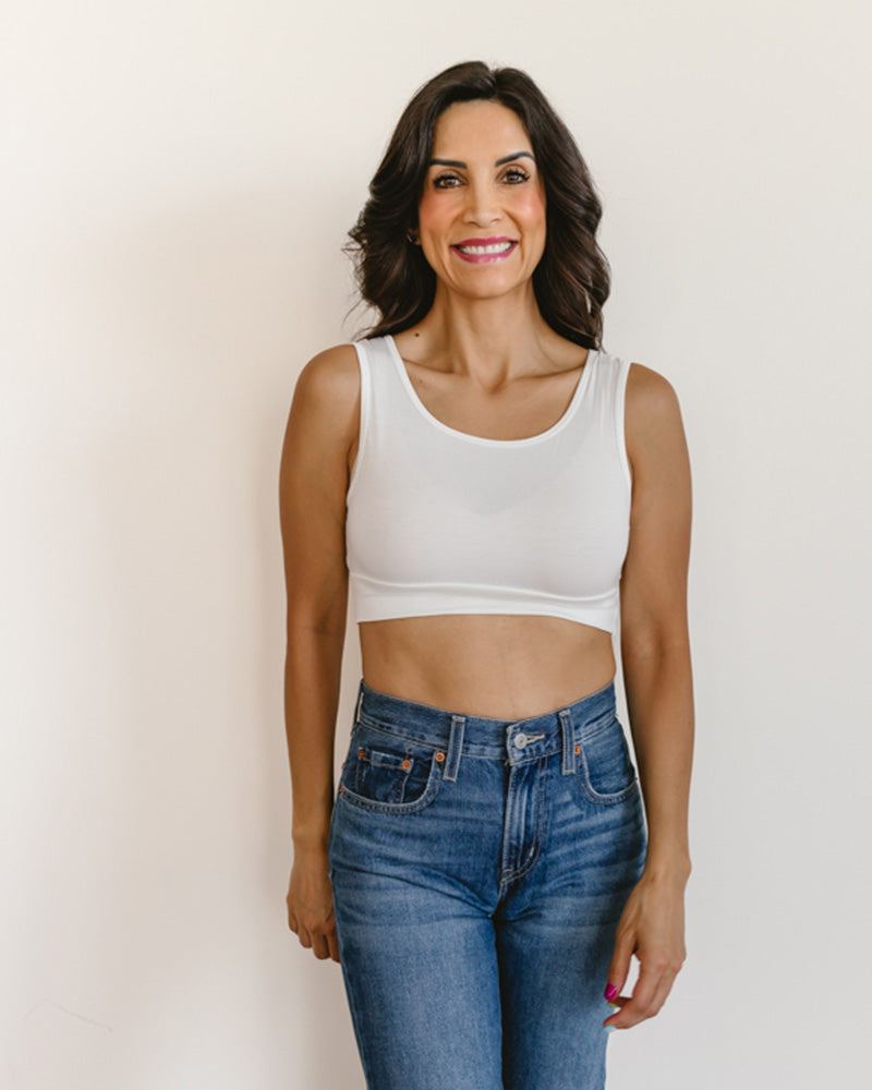 Classic Wide Strap Tank Halftee from HALFTEE Layering Fashions