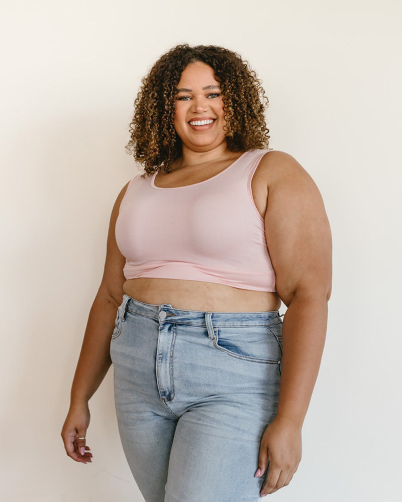 Classic Wide Strap Tank Halftee from HALFTEE Layering Fashions