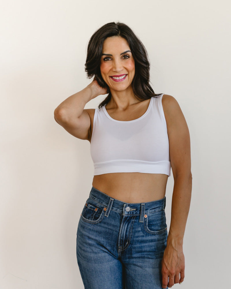 Classic Wide Strap Tank Halftee from HALFTEE Layering Fashions