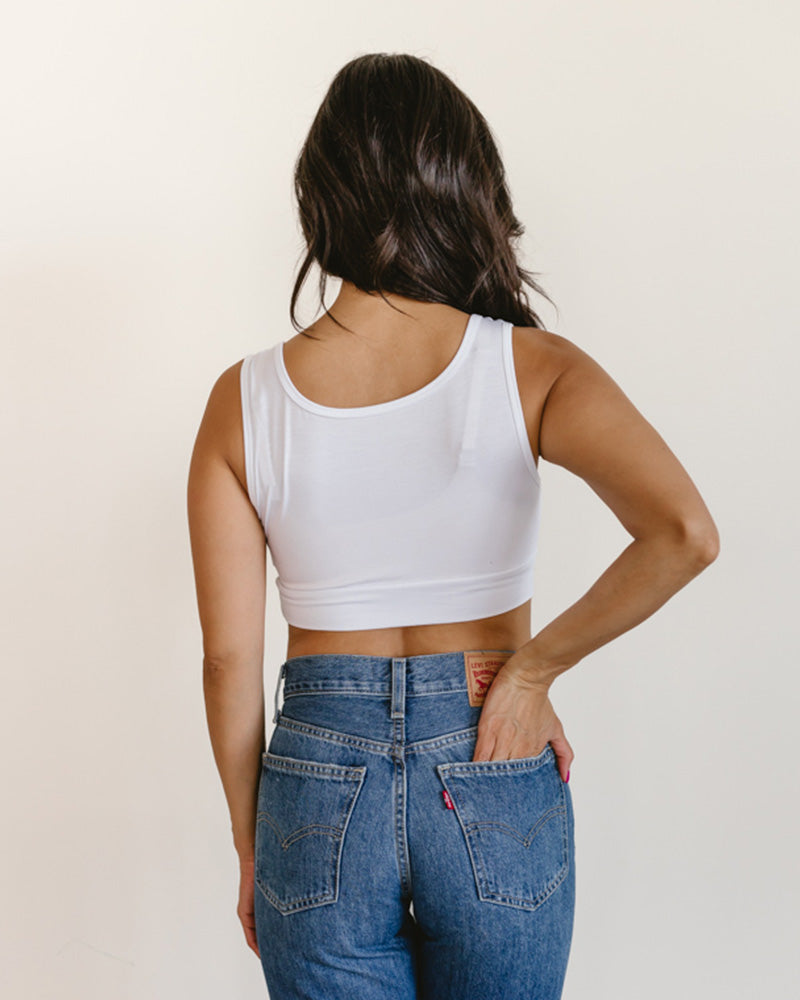 Classic Wide Strap Tank Halftee from HALFTEE Layering Fashions