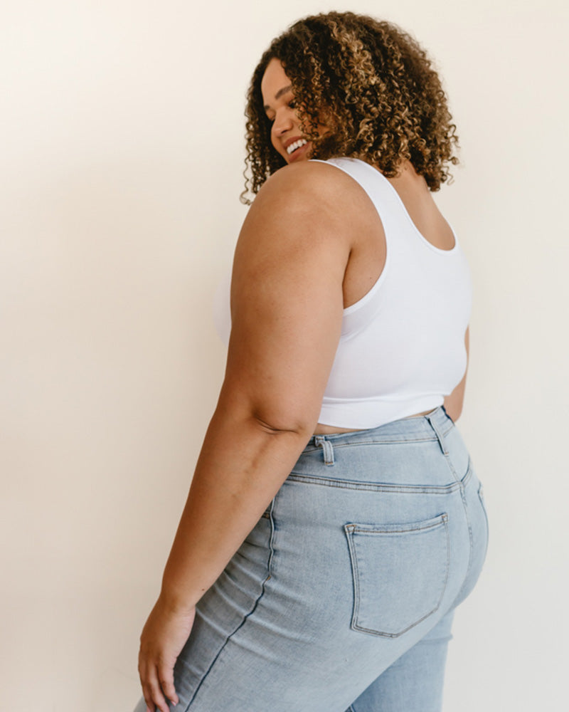 Classic Wide Strap Tank Halftee from HALFTEE Layering Fashions