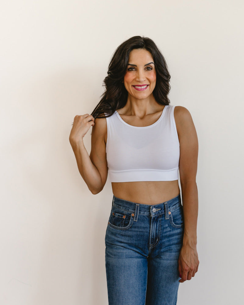 Classic Wide Strap Tank Halftee from HALFTEE Layering Fashions