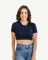 Crew Neck Boyfriend Halftee from HALFTEE Layering Fashions