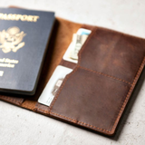 Priam Handmade Leather Passport Cover from STEEL HORSE LEATHER