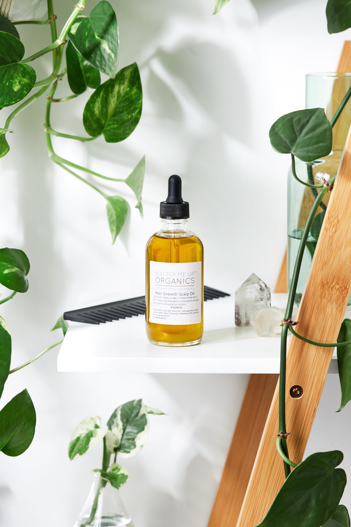 Organic Scalp Treatment / Scalp Oil / Hair Growth / Organic Hair Oil / Hair Repair / Healthy Scalp / Herbal Treatment / Glass Bottle from Butter Me Up Organics