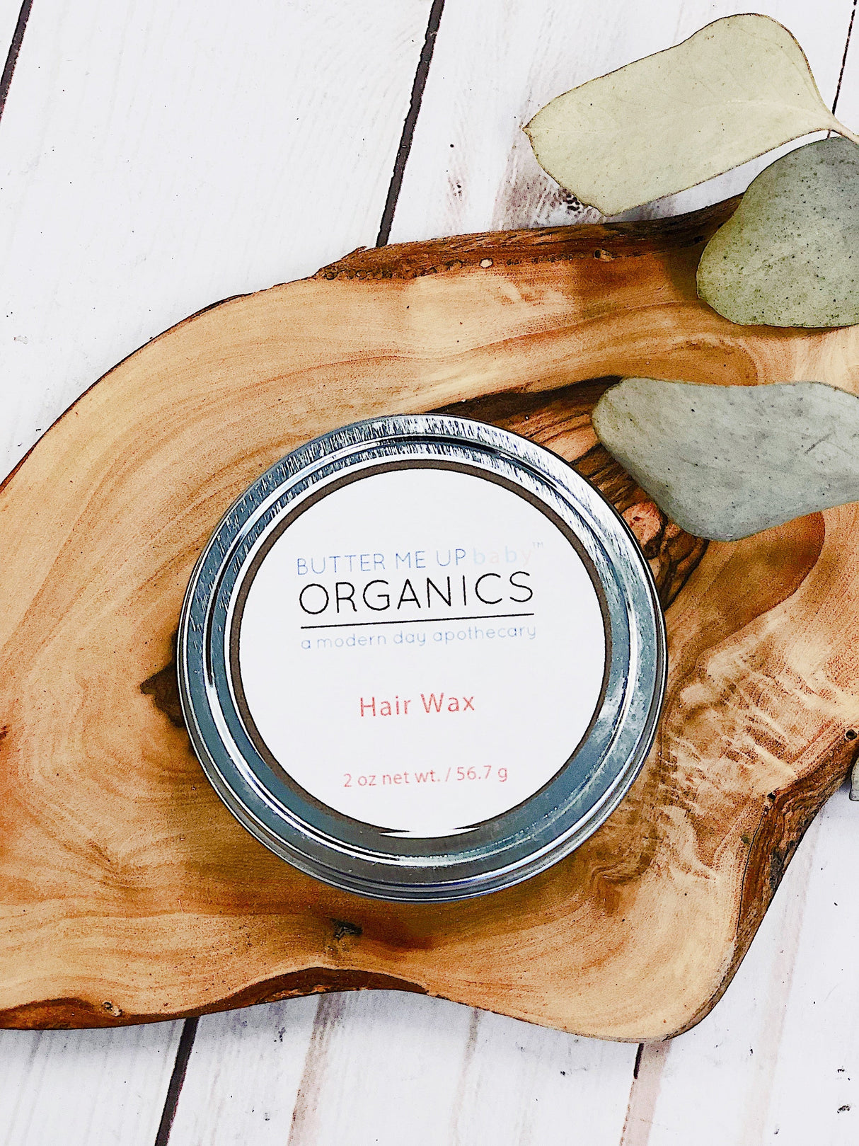 Organic Hair Wax for Babies, Children, and Adults from Butter Me Up Organics