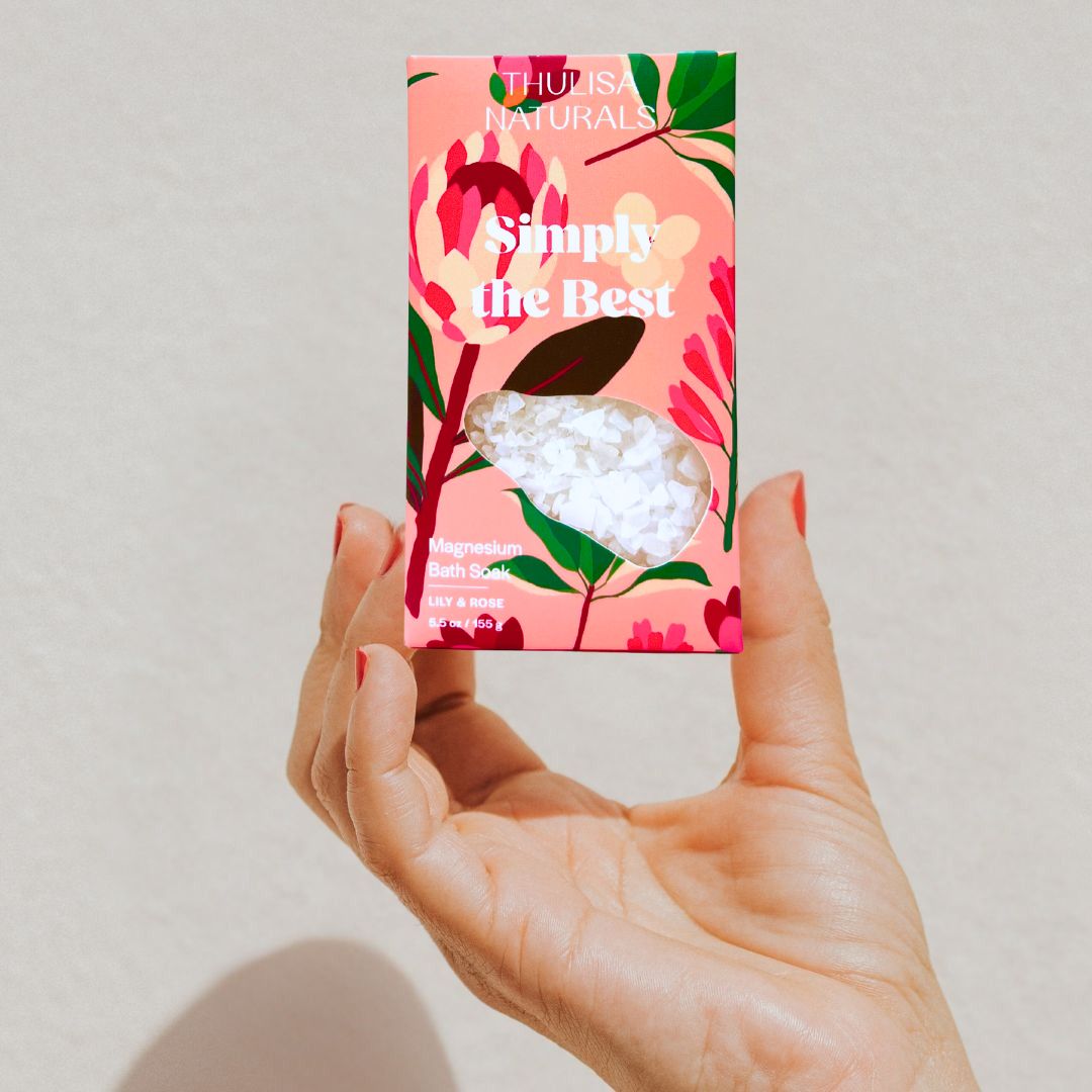 Lily and Rose Magnesium Bath Salt  Soak from Thulisa Naturals