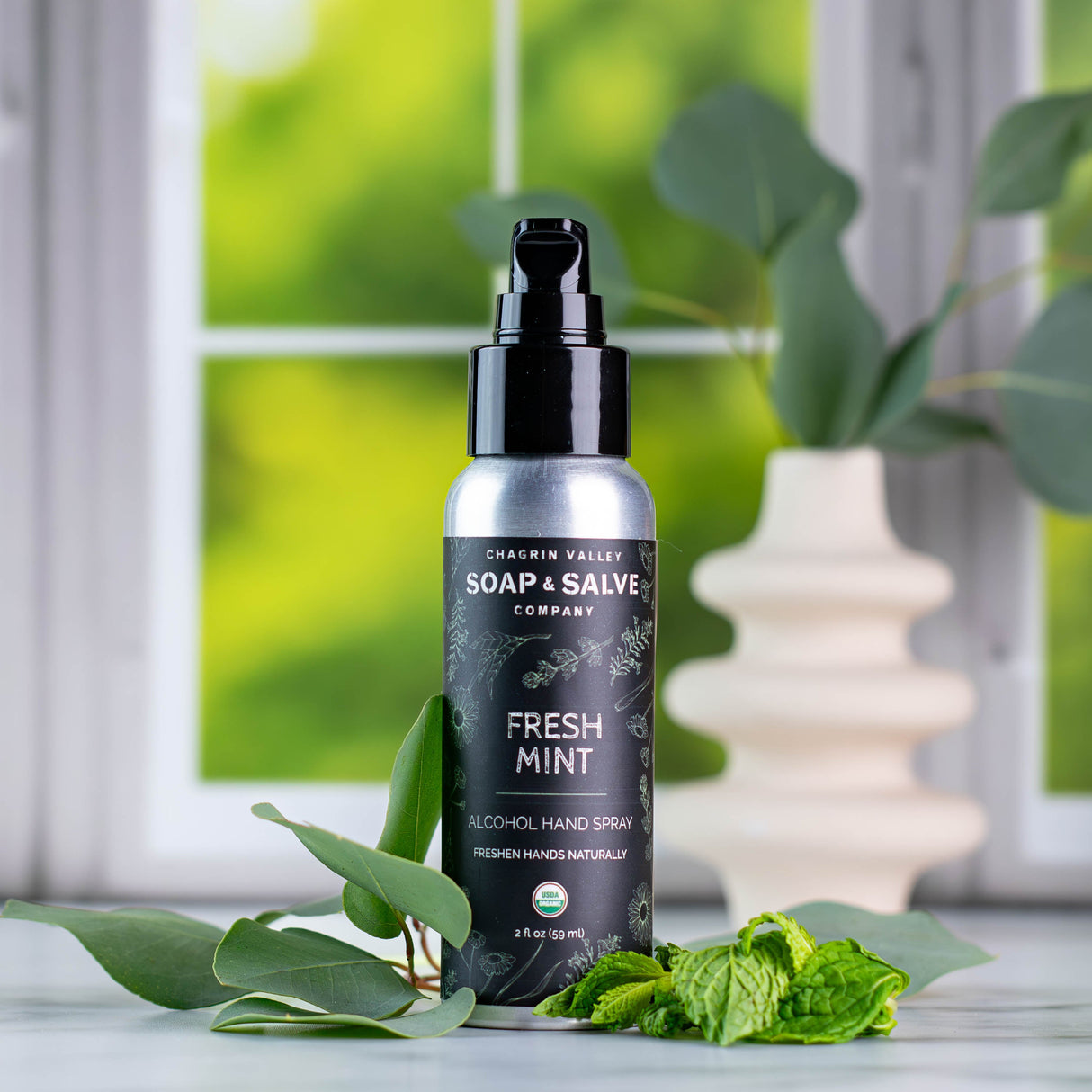 Hand Spray: Fresh Mint From Chagrin Valley Soap & Salve