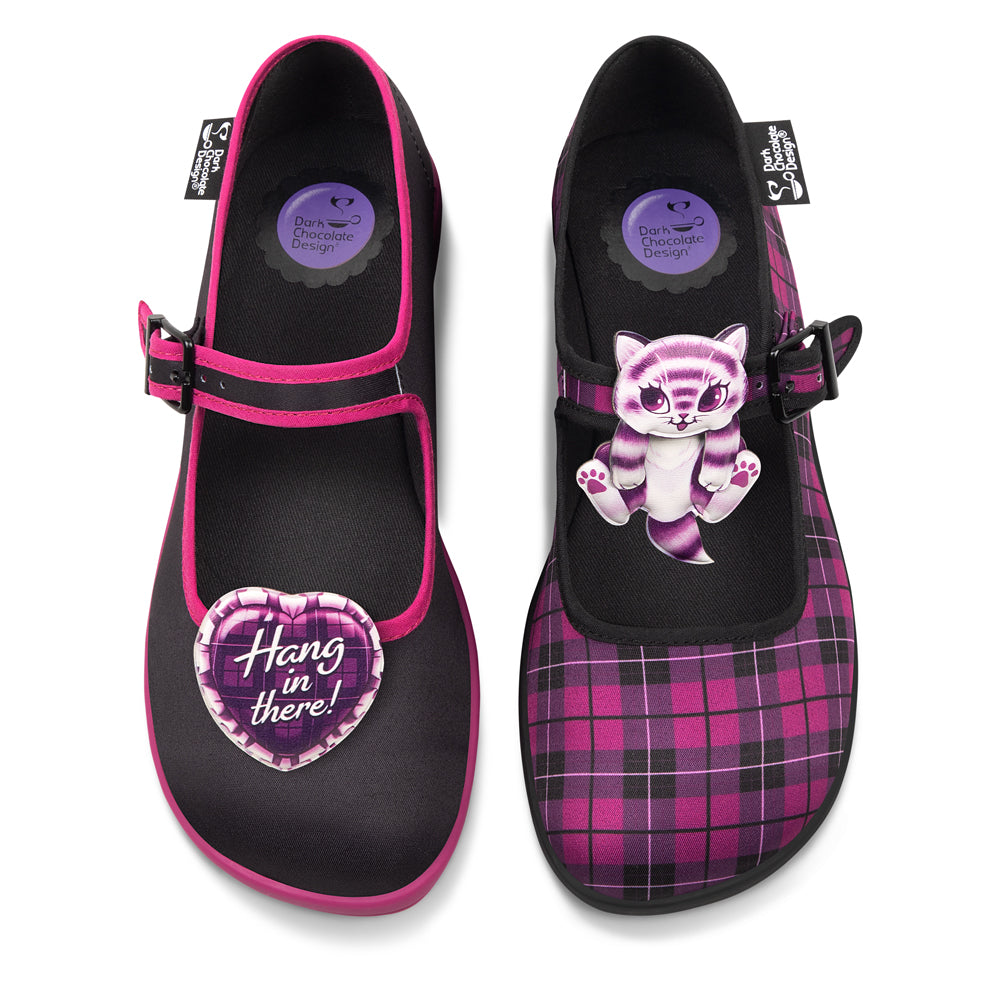 Chocolaticas® Hang In There Women's Mary Jane Flat from Hot Chocolate Design