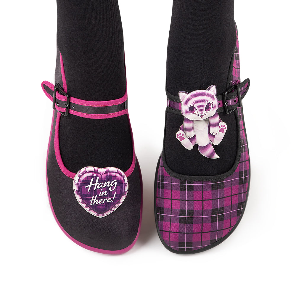 Chocolaticas® Hang In There Women's Mary Jane Flat from Hot Chocolate Design