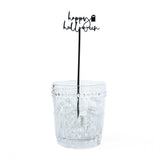 Happy Halloween Drink Stirrers, Set of 12 from The Cotton & Canvas Co.