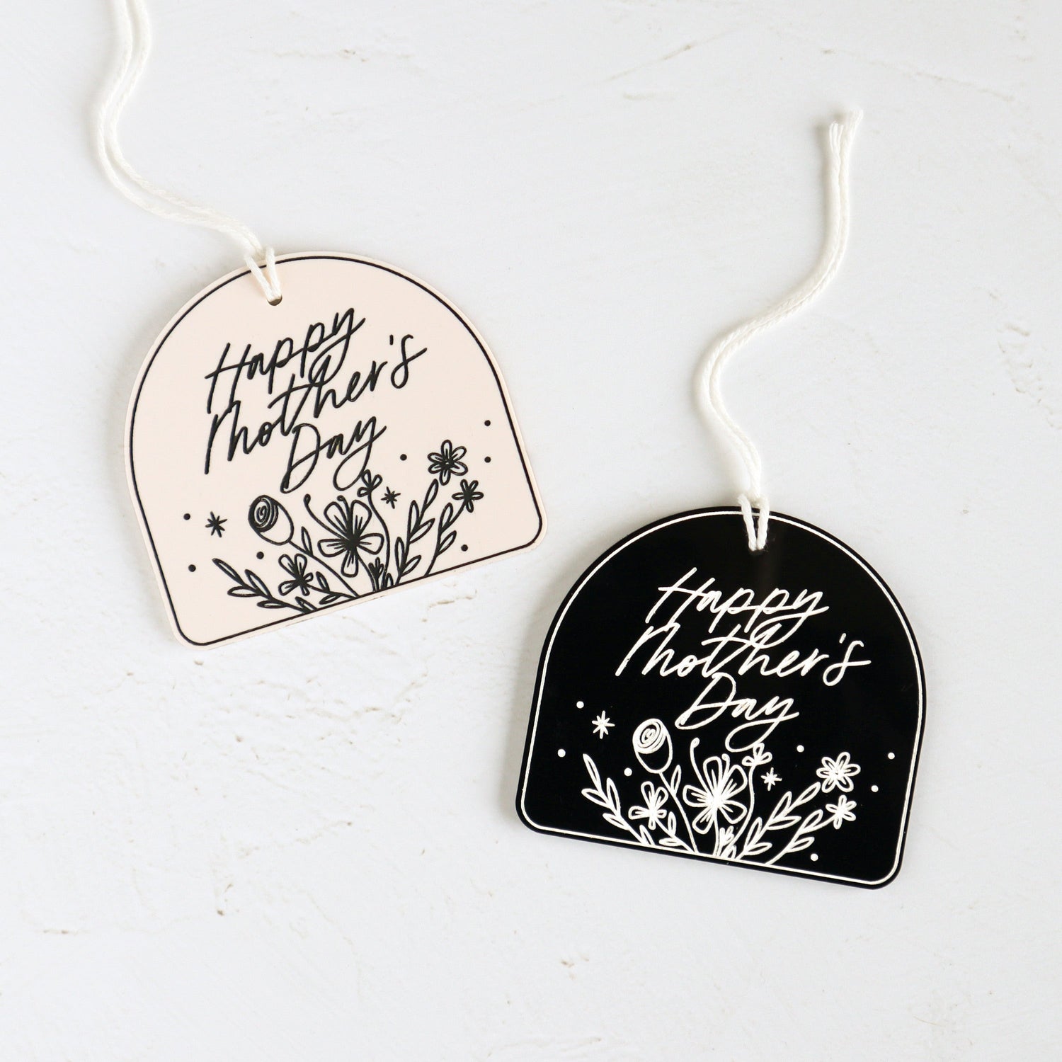 Happy Mother's Day Acrylic Gift Tag from The Cotton & Canvas Co.