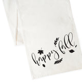 Happy Fall Canvas Table Runner from The Cotton & Canvas Co.