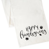 Happy Friendsgiving Canvas Table Runner from The Cotton & Canvas Co.