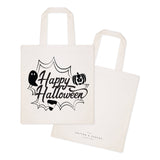 Happy Halloween Cotton Canvas Tote Bag from The Cotton & Canvas Co.