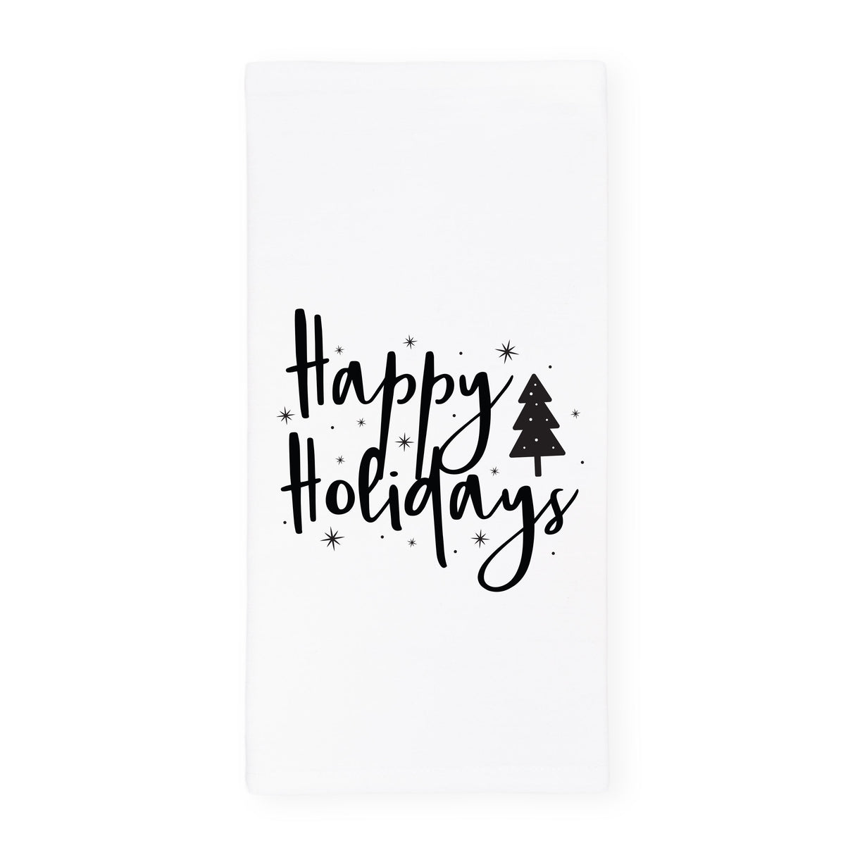 Happy Holidays Christmas Kitchen Tea Towel
