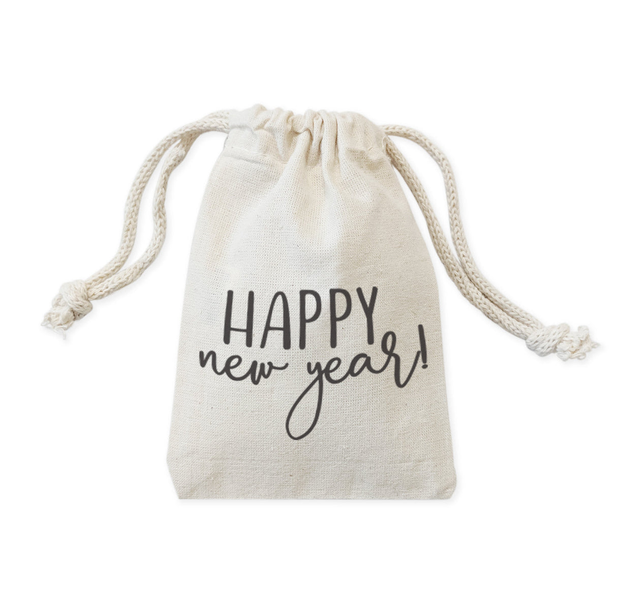 Happy New Year! Holiday Favor Bags, 6-Pack from The Cotton & Canvas Co.