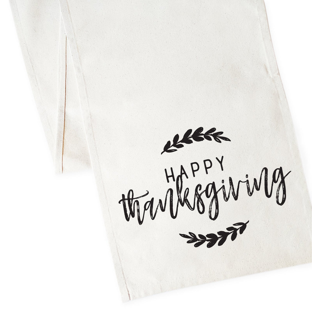 Happy Thanksgiving Canvas Table Runner from The Cotton & Canvas Co.