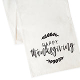 Happy Thanksgiving Canvas Table Runner from The Cotton & Canvas Co.