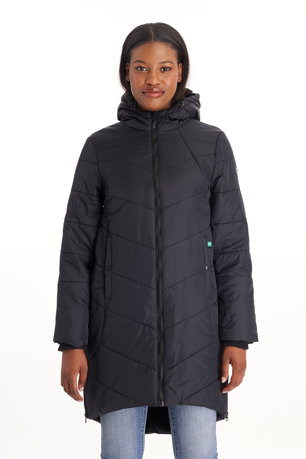 Harper 3 in 1 Maternity Coat Cocoon Mid Thigh From Moderneternity