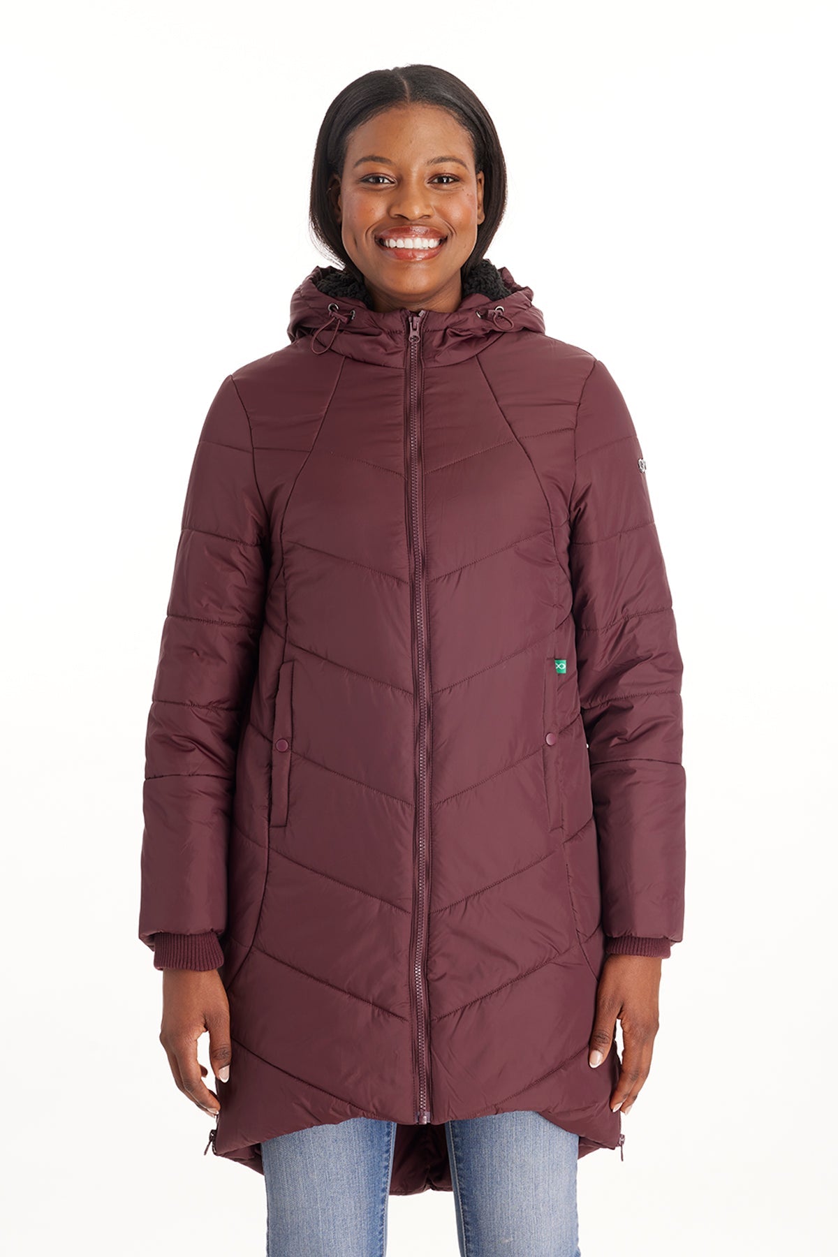 Harper 3 in 1 Maternity Coat Cocoon Mid Thigh From Moderneternity