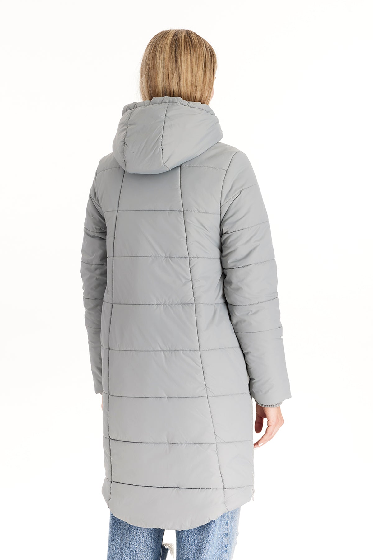 Harper 3 in 1 Maternity Coat Cocoon Mid Thigh From Moderneternity