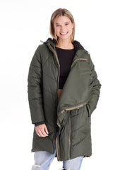 Harper 3 in 1 Maternity Coat Cocoon Mid Thigh From Moderneternity