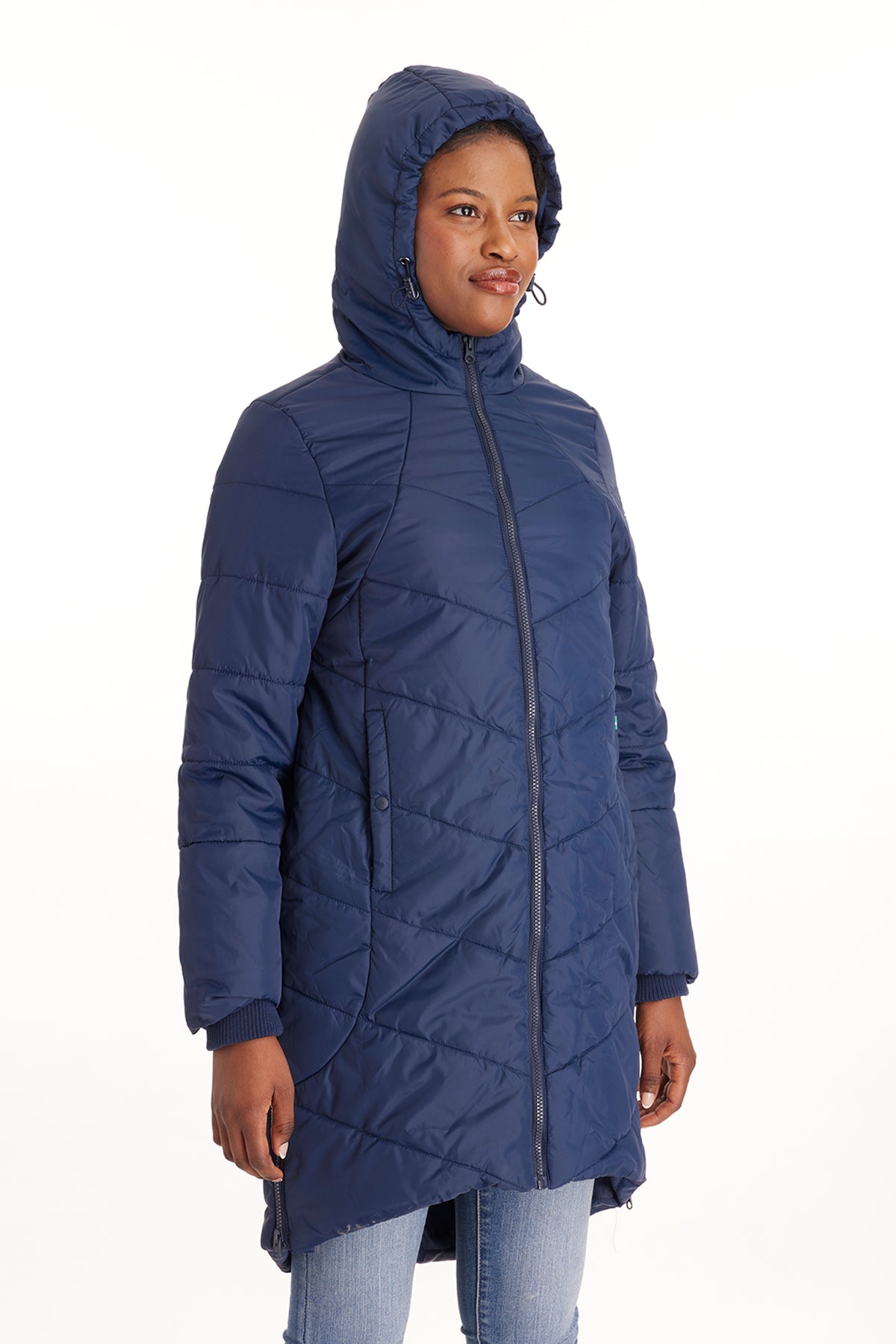 Harper 3 in 1 Maternity Coat Cocoon Mid Thigh From Moderneternity