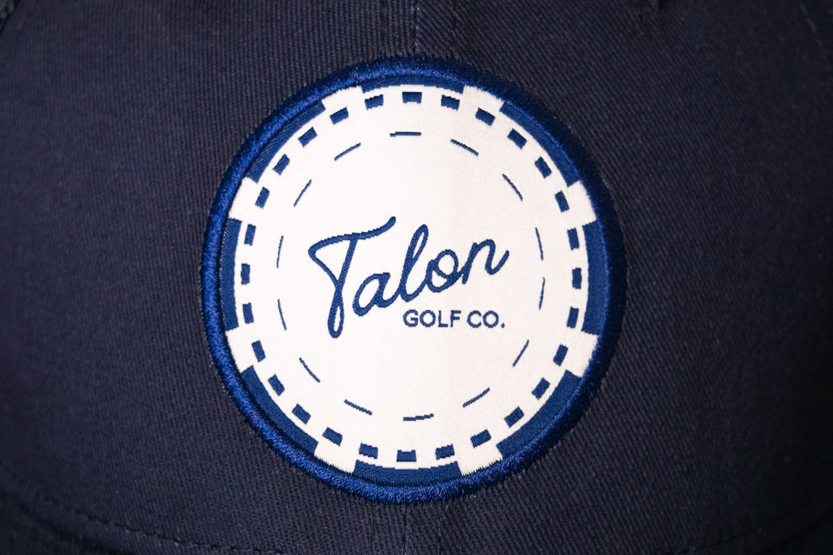 Poker Chip - Navy Blue Trucker Hat from Talon Golf LLC