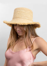 Packable Raffia Bucket Hat from Hat Attack New York