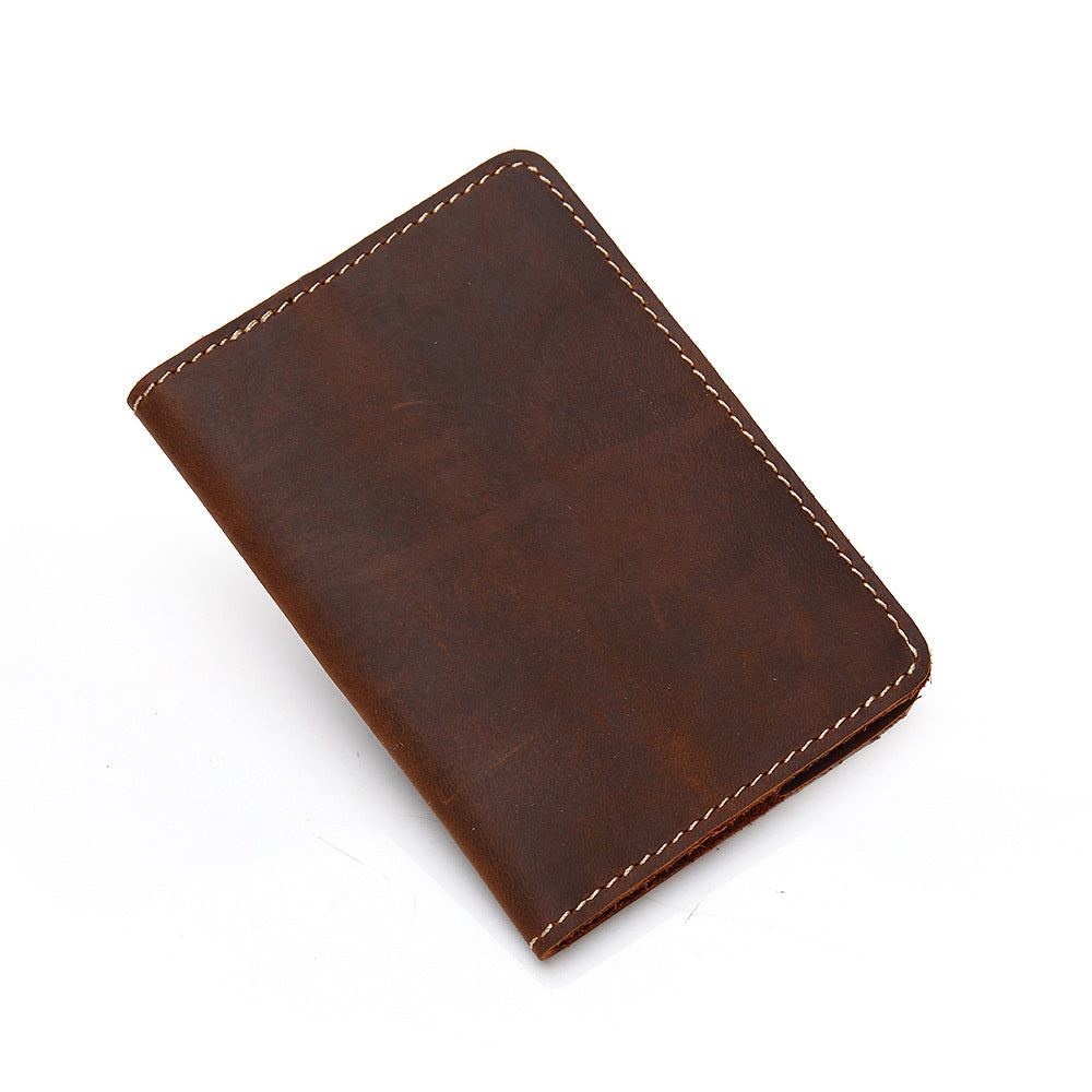 Priam Handmade Leather Passport Cover from STEEL HORSE LEATHER