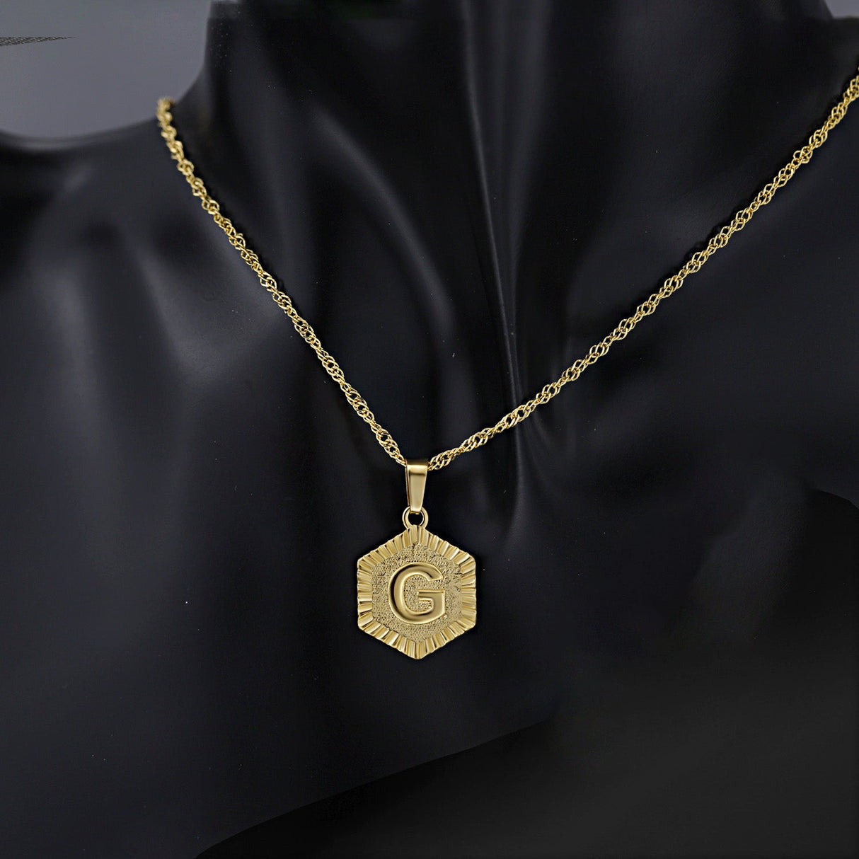 Initial Starburst Necklace from CELESTE SOL Jewelry