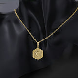 Initial Starburst Necklace from CELESTE SOL Jewelry