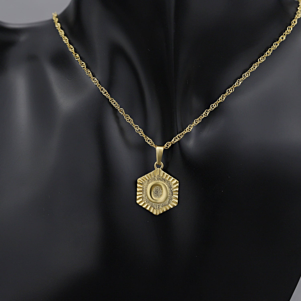 Initial Starburst Necklace from CELESTE SOL Jewelry