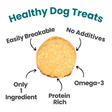 Fish Chips for Dogs | Wild-Caught Fish Dog Treats