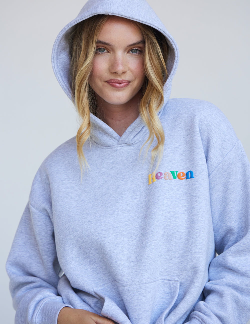 Heaven Heather Grey Unisex Hoodie from Elevated Faith
