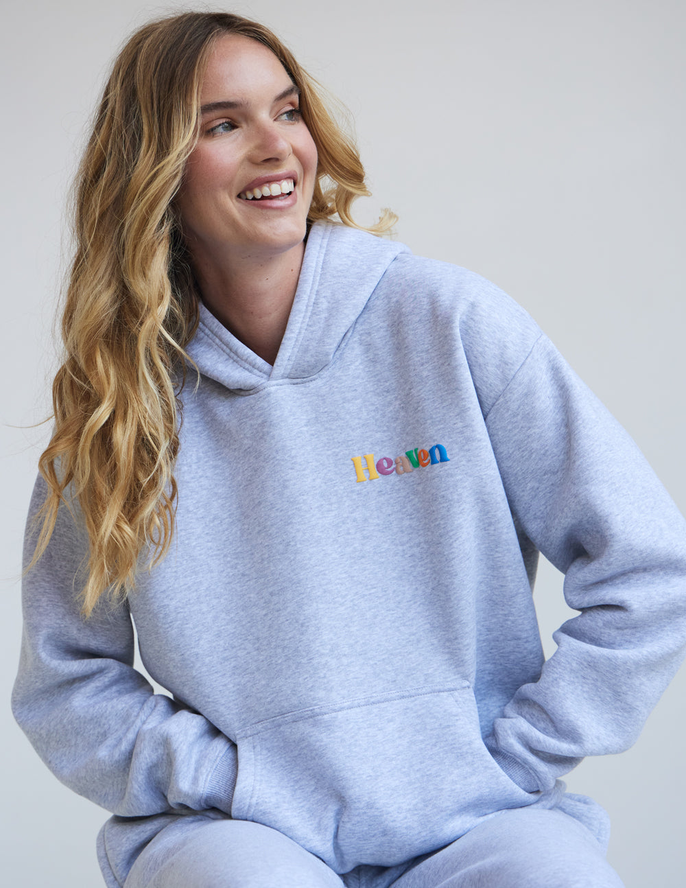 Heaven Heather Grey Unisex Hoodie from Elevated Faith