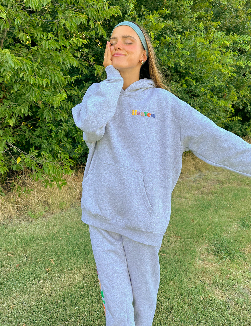 Heaven Heather Grey Unisex Sweatpant from Elevated Faith