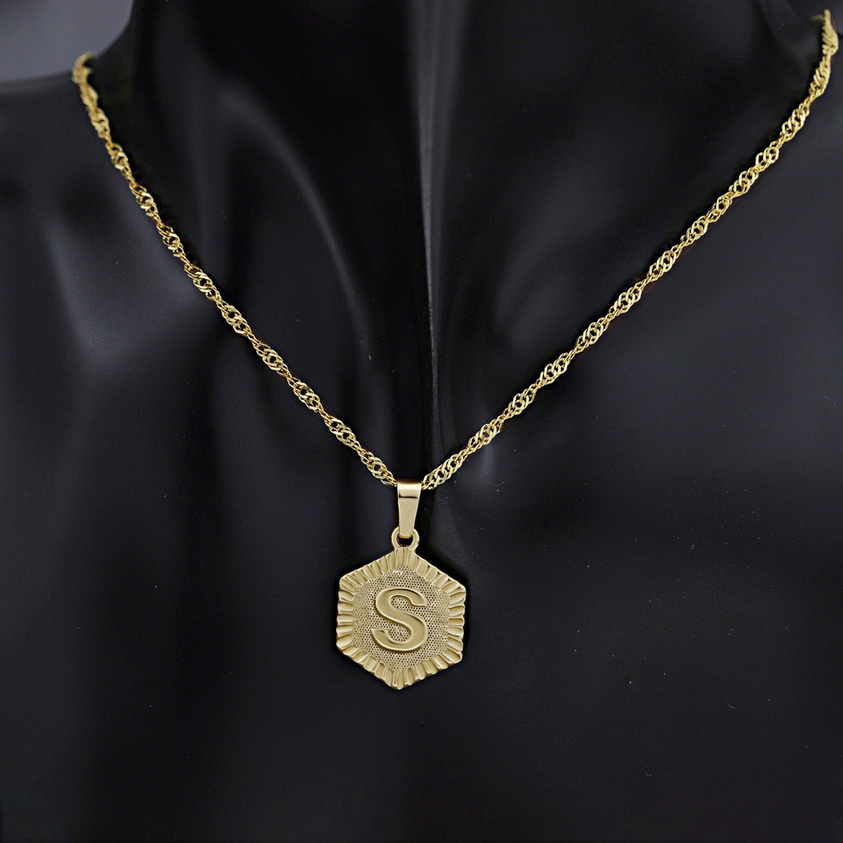 Initial Starburst Necklace from CELESTE SOL Jewelry