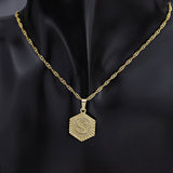 Initial Starburst Necklace from CELESTE SOL Jewelry