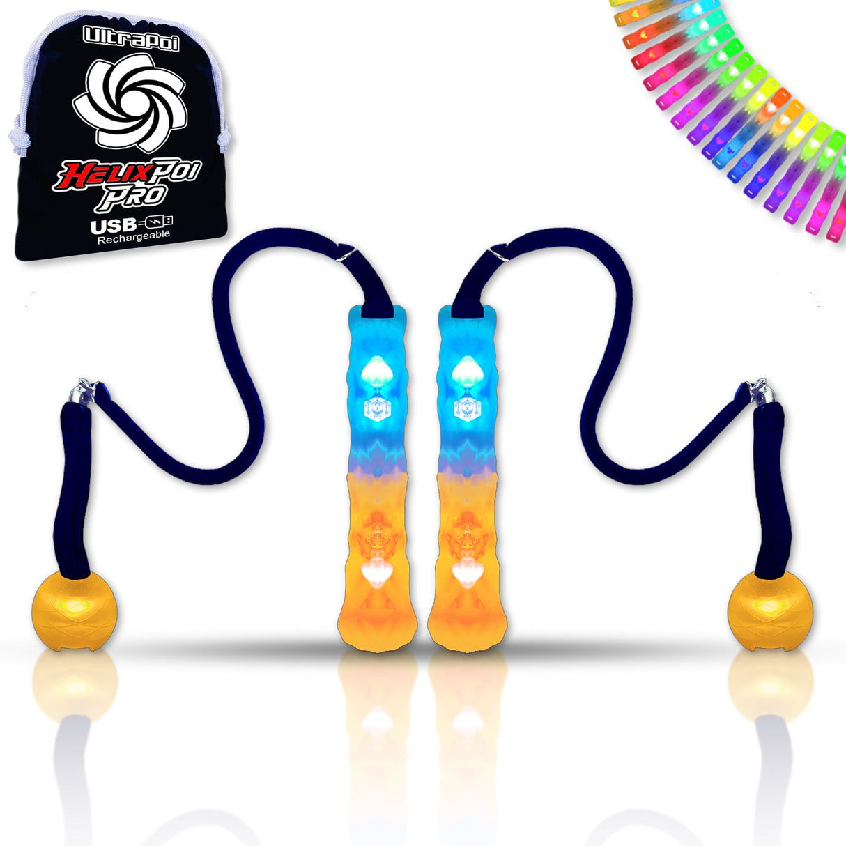 HelixPoi Pro w/ LED Handles From Ultrapoi