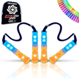 HelixPoi Pro w/ LED GlowStick Handles From Ultrapoi