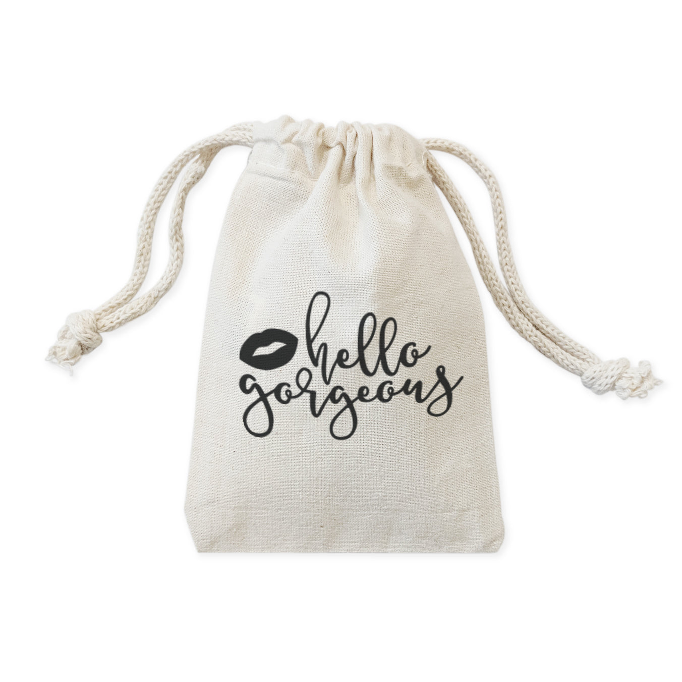 Hello Gorgeous Wedding Favor Bags, 6-Pack from The Cotton & Canvas Co.
