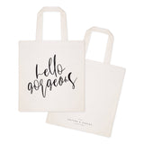 Hello Gorgeous Cotton Canvas Tote Bag from The Cotton & Canvas Co.