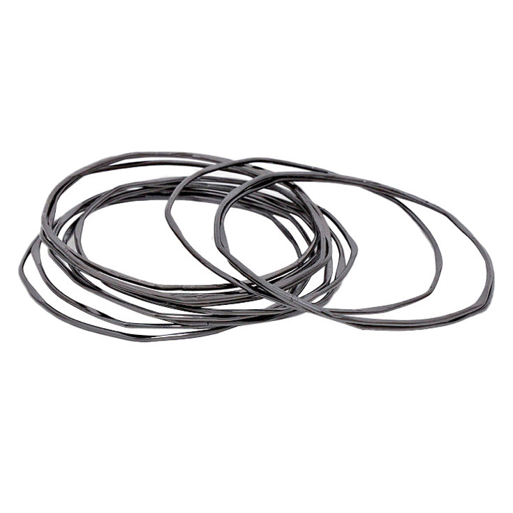 12PCS Metal Stackable Bangle Bracelets from Madeline Love