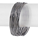 12PCS Metal Stackable Bangle Bracelets from Madeline Love